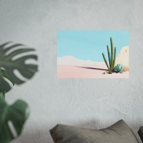 Desert Minimalism: Sharp Shadow Art