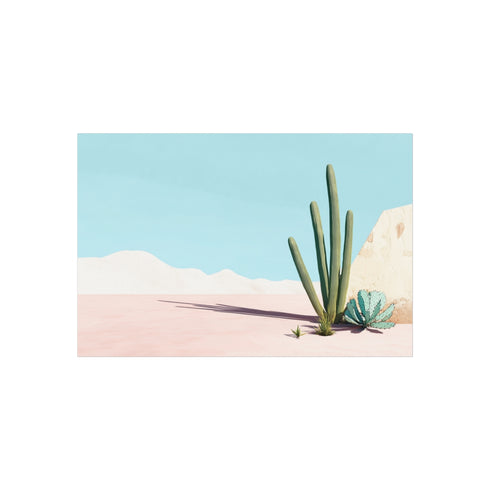 Desert Minimalism: Sharp Shadow Art