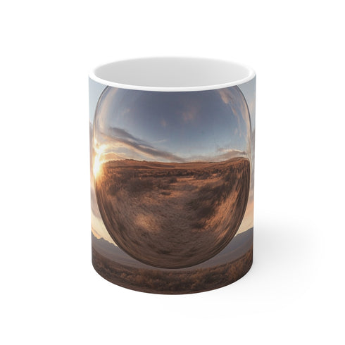 "Desert Oasis Sphere Mug"