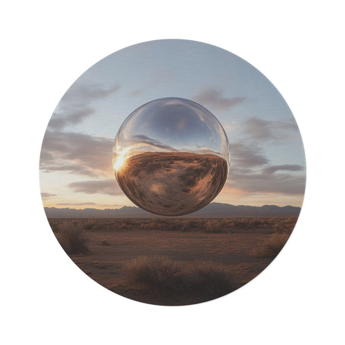 "Desert Ombre Metal Sphere Rug"
