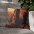 Desert Tower Carved from Lightning Double-Sided Square Cushion Cover