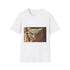 Desert Wind Forming Owl Face Graphic Unisex Softstyle T-Shirt - Front View