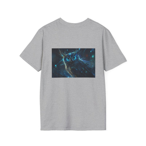 Digital Feathers Cyberpunk Owl Shirt