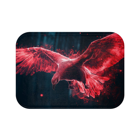 Digital Phoenix Mid-Rebirth Bath Mat