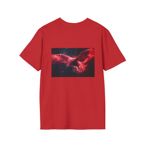Digital Phoenix Rebirth Graphic T-Shirt
