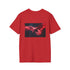 Digital Phoenix Rebirth Graphic T-Shirt