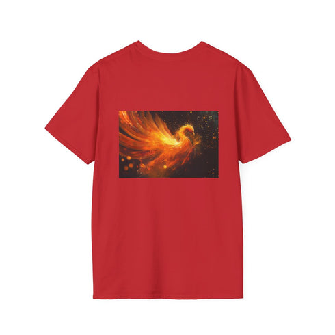 Digital Phoenix Rising T-Shirt Design