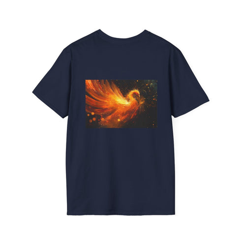 Digital Phoenix Rising T-Shirt Design