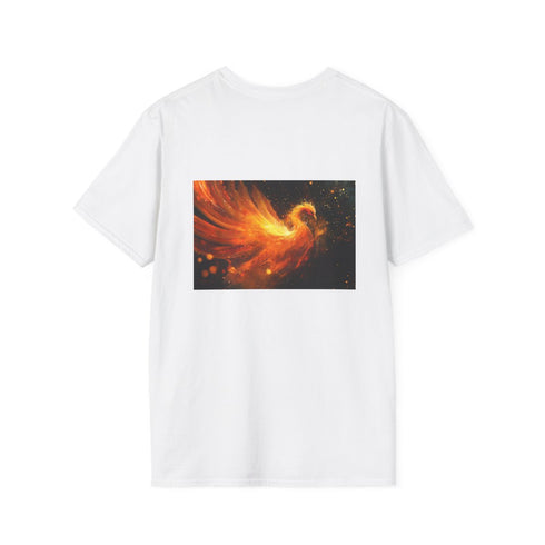 Digital Phoenix Rising T-Shirt Design