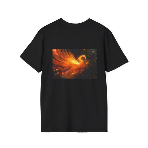 Digital Phoenix Rising T-Shirt Design