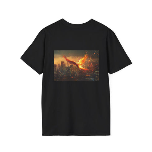 Digital Phoenix Urban Skyline T-Shirt