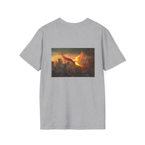 Digital Phoenix Urban Skyline T-Shirt