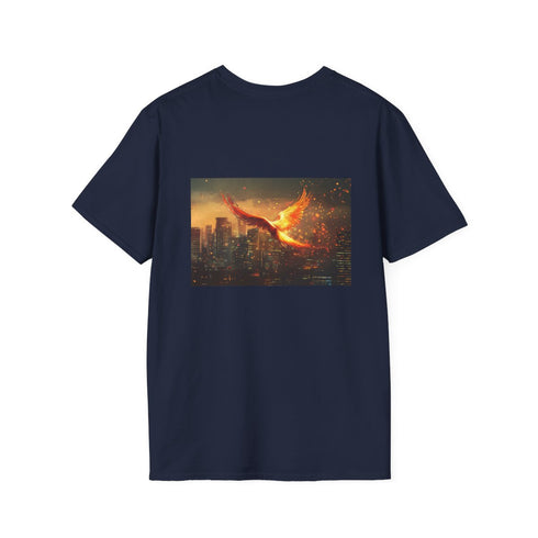 Digital Phoenix Urban Skyline T-Shirt