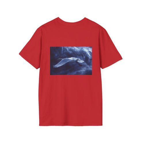 Digital Swan Flock Tee Shirt