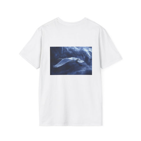 Digital Swan Flock Tee Shirt