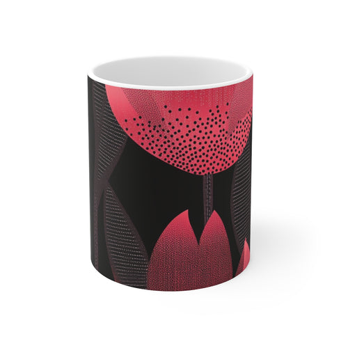 "Digital Tulip Paradise Coffee Mug"