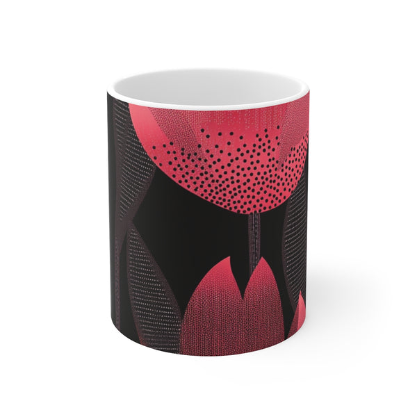 "Digital Tulip Paradise Coffee Mug"