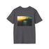 Digital Waterfall Skyline Tee Shirt