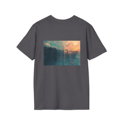 Digital Waterfall Skyline Tee