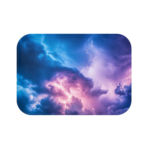 "Dimensional Storm Bath Mat Décor"