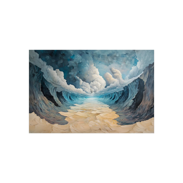 Dimensional Storm Breaks Through Poster