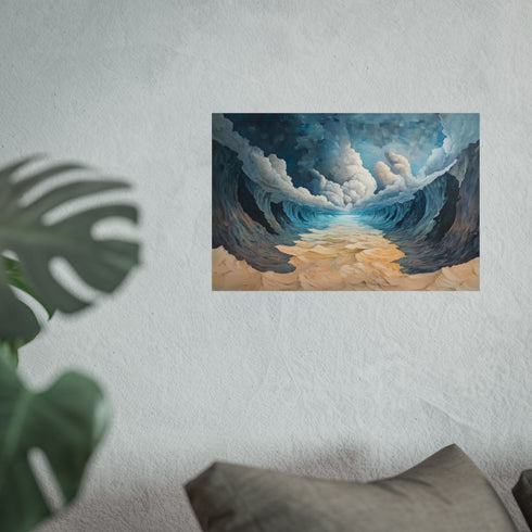 Dimensional Storm Breaks Through Poster