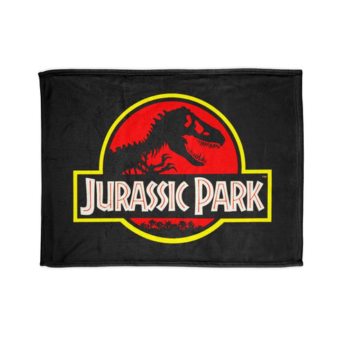 "Dino-Sized Jurassic Park Bed Cover"