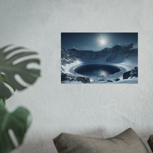 Discover Frozen Exoplanet Crater Lake