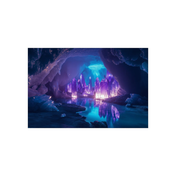 Discover Glowing Crystal Cave Reflections