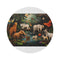 "Diverse Harmony Animal Round Rug"