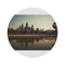 "Divine Angkor Wat Round Rug"