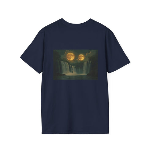 Double Moon Eclipse Waterfall T-Shirt