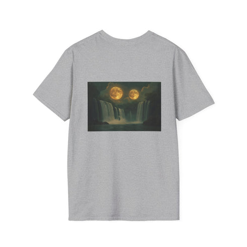 Double Moon Eclipse Waterfall T-Shirt