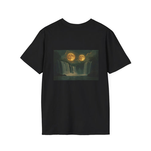 Double Moon Eclipse Waterfall T-Shirt