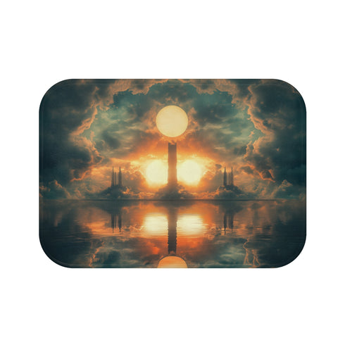 "Double Sun Bath Mat Design"