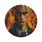 "Draco Malfoy Portrait Round Rug"