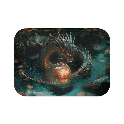 Dragon Bath Mat Orb Design