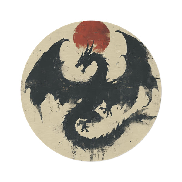 "Dragon Dream Round Rug"