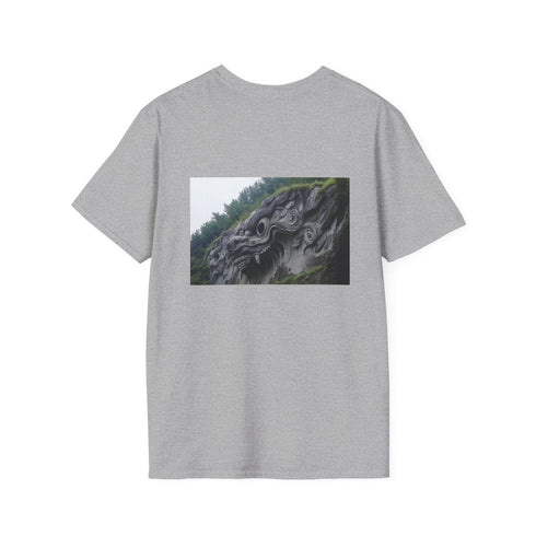 Dragon Face Mountain T-Shirt Design