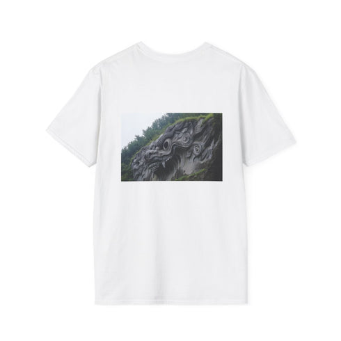 Dragon Face Mountain T-Shirt Design