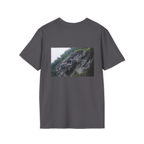Dragon Face Mountain T-Shirt Design