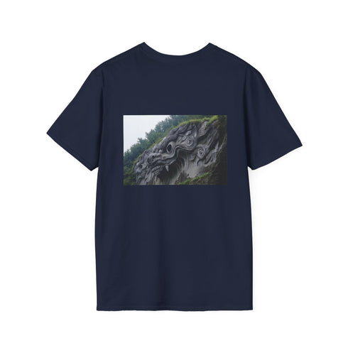 Dragon Face Mountain T-Shirt Design