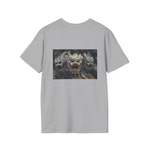 Dragon Faces Mountain T-Shirt Design