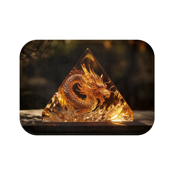 Dragon Flame Prism Bath Mat
