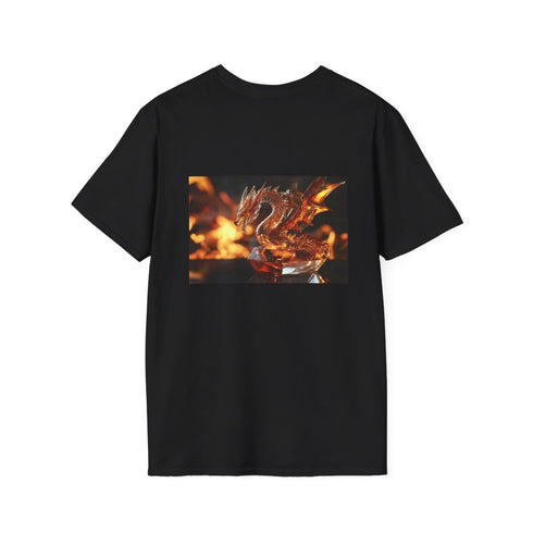 Dragon Flame Prism Glass T-shirt