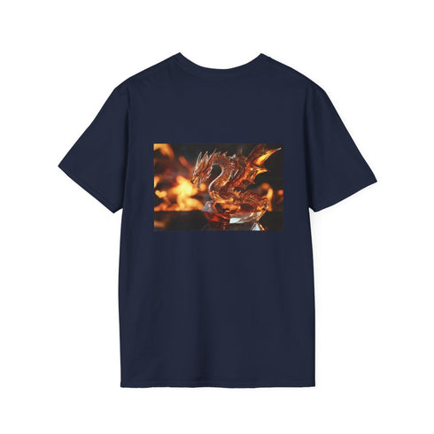 Dragon Flame Prism Glass T-shirt