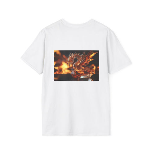 Dragon Flame Prism Glass T-shirt
