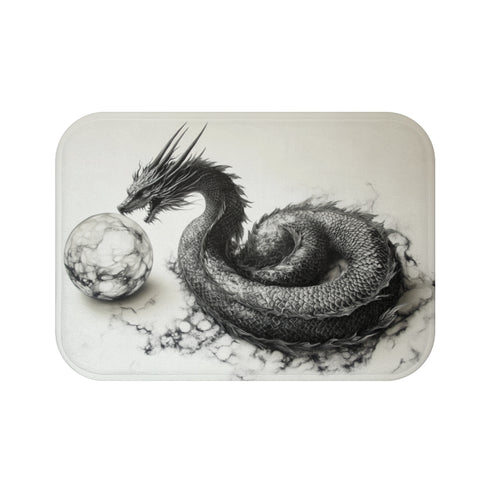 Dragon Floating Orb Bath Mat