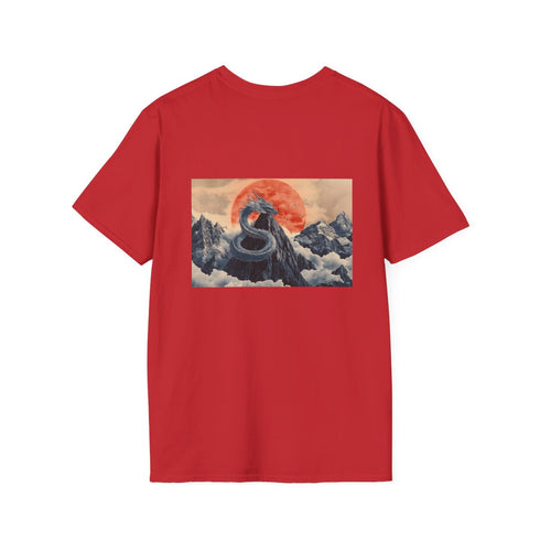 Dragon Mountain Peak Fantasy T-Shirt