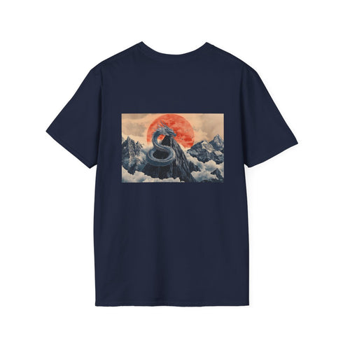 Dragon Mountain Peak Fantasy T-Shirt